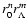 $r_0^nr_{\Lambda}^m$
