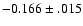 $-0.166\pm.015$