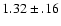 $1.32\pm .16$
