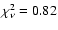$\chi^2_\nu=0.82$
