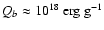$Q_b\approx 10^{18}\ {\rm erg\ g^{-1}}$