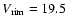 $V_{\rm rim} = 19.5$