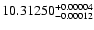 $\rm 10.31250_{-0.00012}^{+0.00004}$