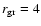 $r_{\rm gr} = 4$