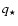 $q_{\star}$