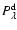 $P^{\rm d}_\lambda$