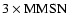 $3\times\mbox{MMSN}$