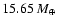 $15.65~{M}_{\oplus}$