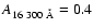 $A_{\rm
16~300~\AA}=0.4$