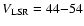 $V_{\rm LSR} = 44{-}54$