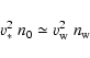 \begin{displaymath}
v_\ast^2\ n_0 \simeq v_{\rm w}^2\ n_{\rm w}
\end{displaymath}