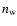 $n_{\rm w}$