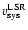 $v_{\rm sys}^{\rm LSR}$