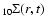 $_{10}\Sigma (r,t)$