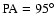 $\rm PA=95^{\circ}$