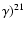 $\gamma)^{21}$