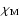 $\chi_{\rm M}$