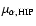 $\mu_{\alpha,{\rm HIP}}$