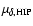 $\mu_{\delta,{\rm HIP}}$