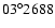 $03^\circ 2688$
