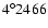 $4^\circ 2466$