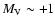 $M_{\rm V} \sim +1$
