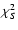 $\chi^2_S$