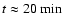 $t\approx20~{\rm min}$