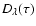 $D_\lambda(\tau)$