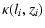 $\displaystyle \kappa(l_{i},z_{i})$