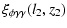 $\displaystyle \xi_{\phi\gamma\gamma}(l_{2},z_{2})$