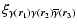 $\displaystyle \xi_{\gamma(\vec{r}_1)\gamma(\vec{r}_2)\overline{\gamma}(\vec{r}_3)}$
