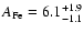 ${A_{\rm Fe}=6.1^{+1.9}_{-1.1}}$