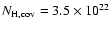 ${N_{\rm H,cov}=3.5\times 10^{22}}$