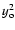 $y_{\rm o} ^2$