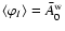 $\langle \varphi_{I}\rangle=
{\bar A_0^{\rm w}}$
