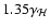 $1.35
\gamma_{\mathcal{H}}$