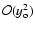 ${\cal O}(y_{\rm o} ^2)$