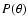 $P(\theta)$