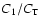 $C_1/C_{\rm T}$