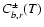 $C^{\pm}_{b,r}(T)$