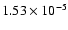 $1.53\times10^{-5}$