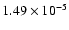 $1.49\times10^{-5}$