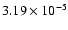 $3.19\times10^{-5}$