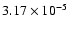 $3.17\times10^{-5}$