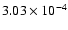 $3.03\times10^{-4}$