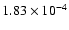 $1.83\times10^{-4}$