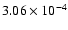 $3.06\times10^{-4}$