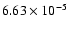 $6.63\times10^{-5}$