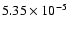 $5.35\times10^{-5}$